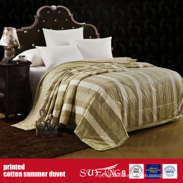 Printed Cotton Summer Comforter For Hotel Use Cotton Duvet